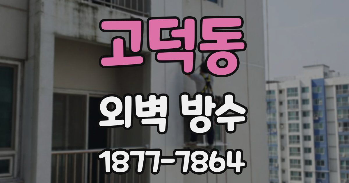 고덕동 외벽 방수