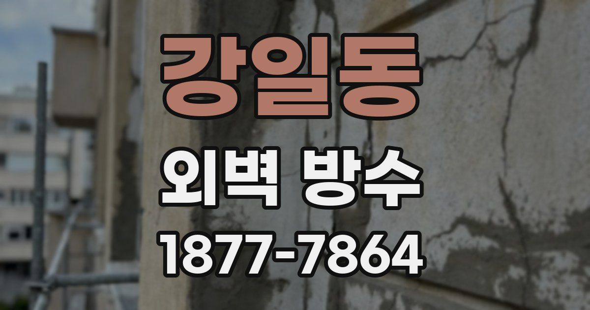 강일동 외벽 방수