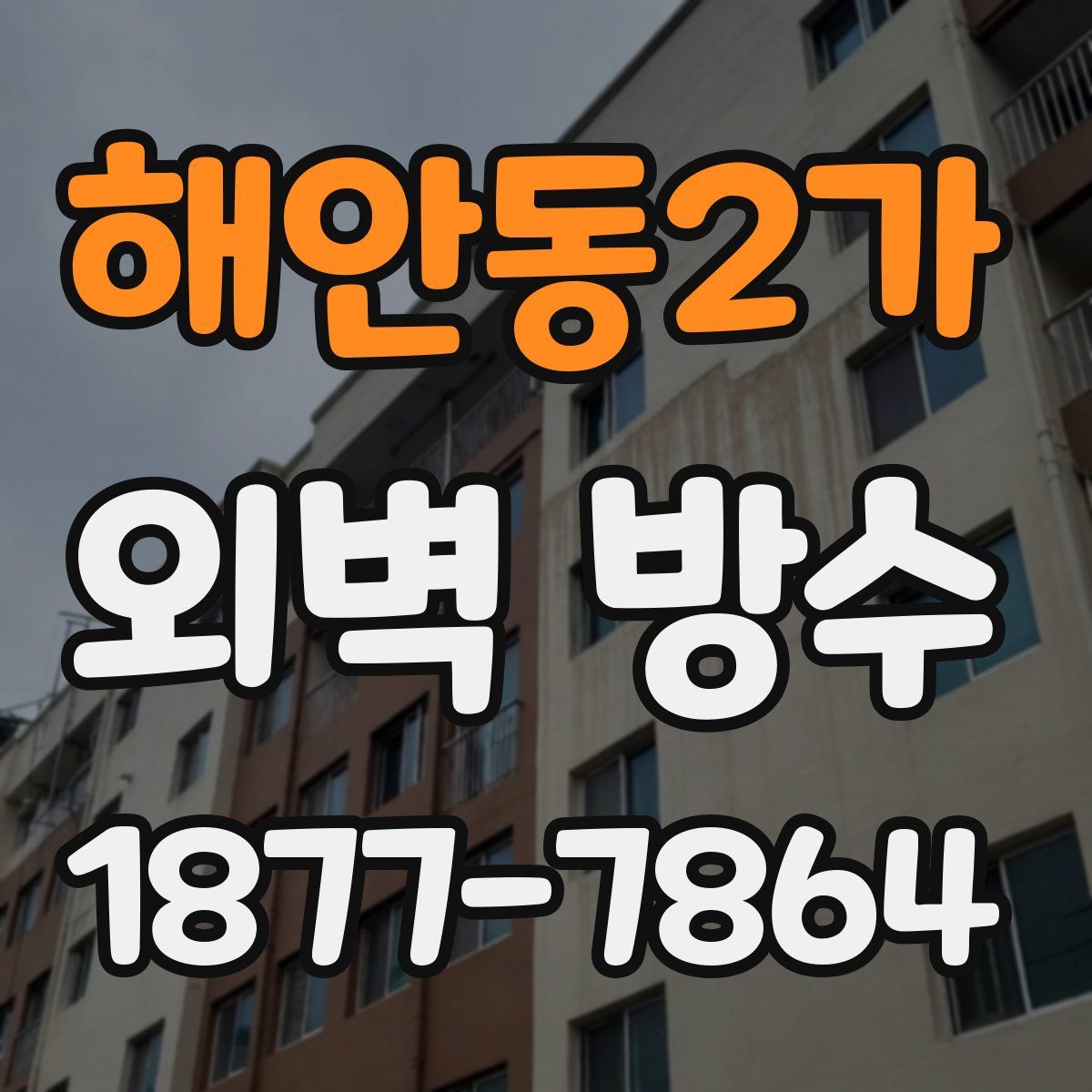 해안동2가 외벽 방수