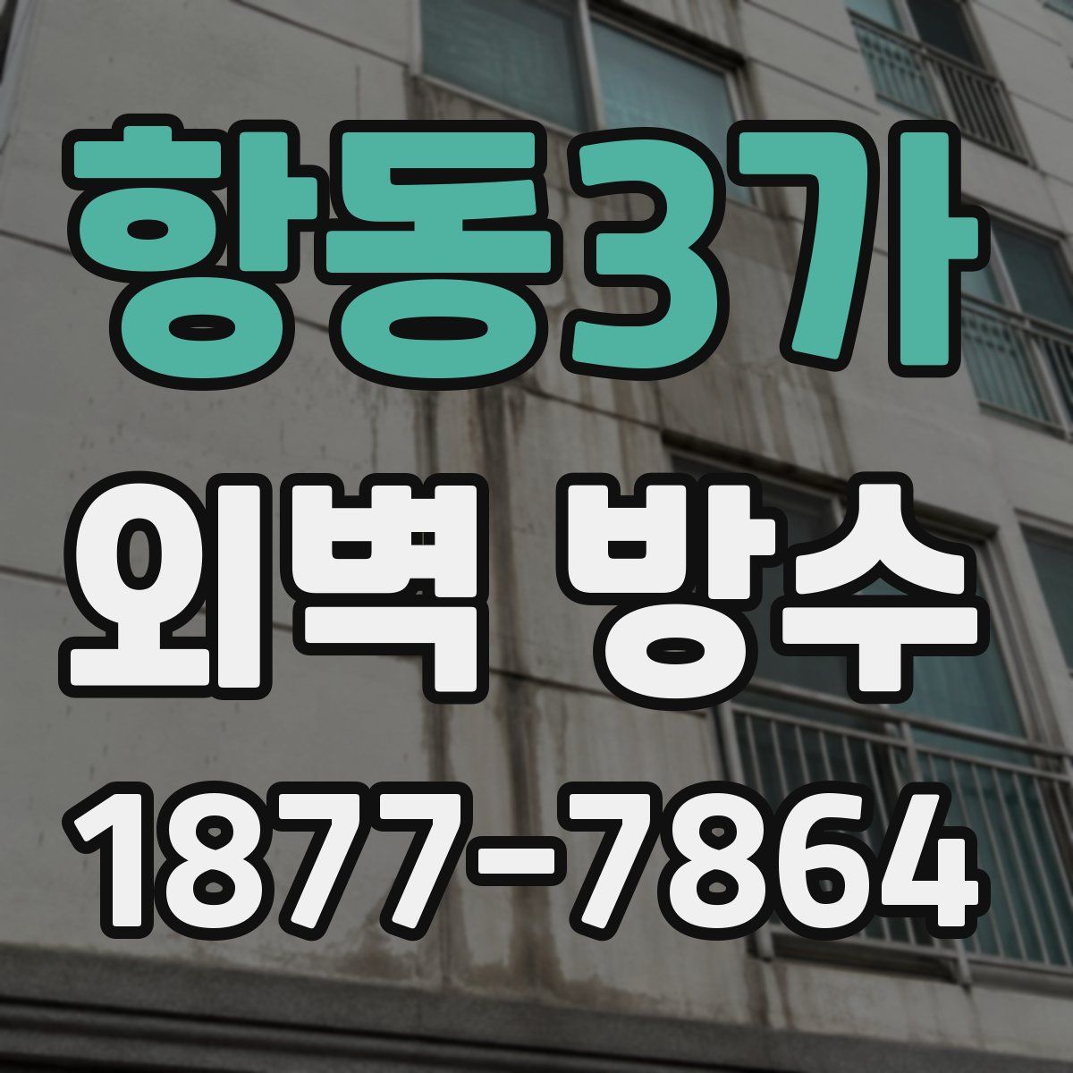 항동3가 외벽 방수