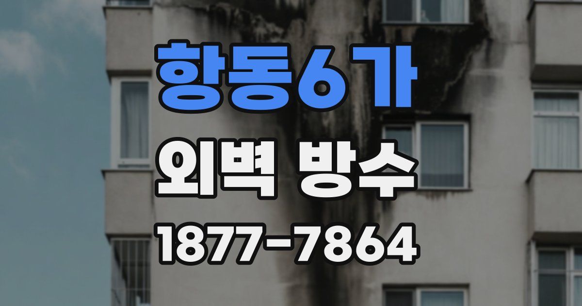 항동6가 외벽 방수