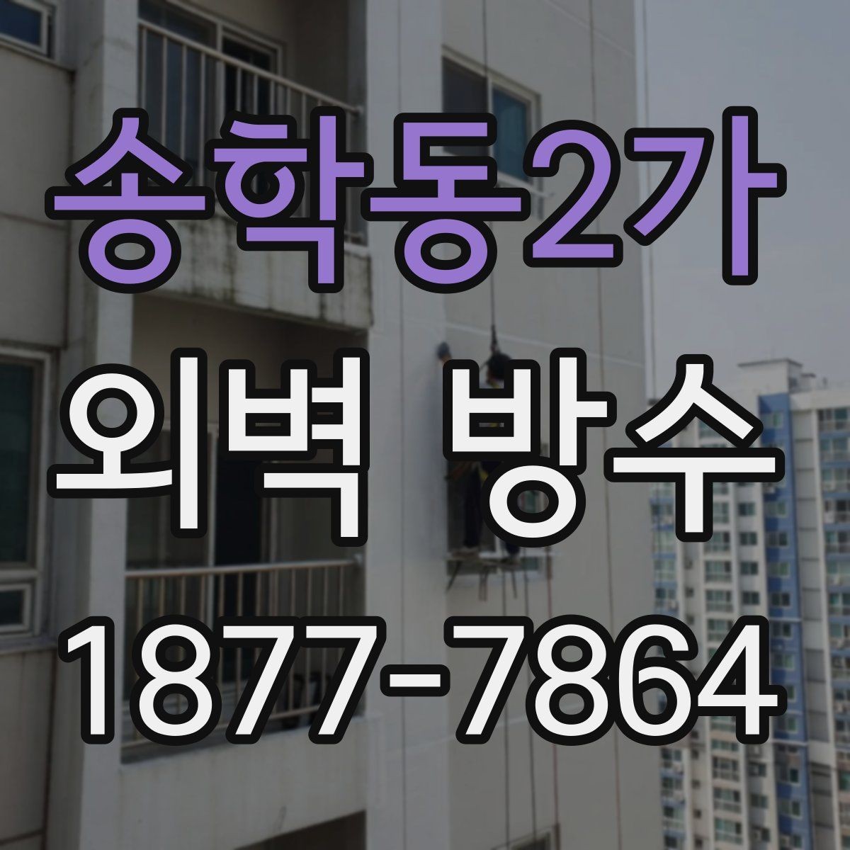 송학동2가 외벽 방수 선택 전에 알아야 할 기본 정보