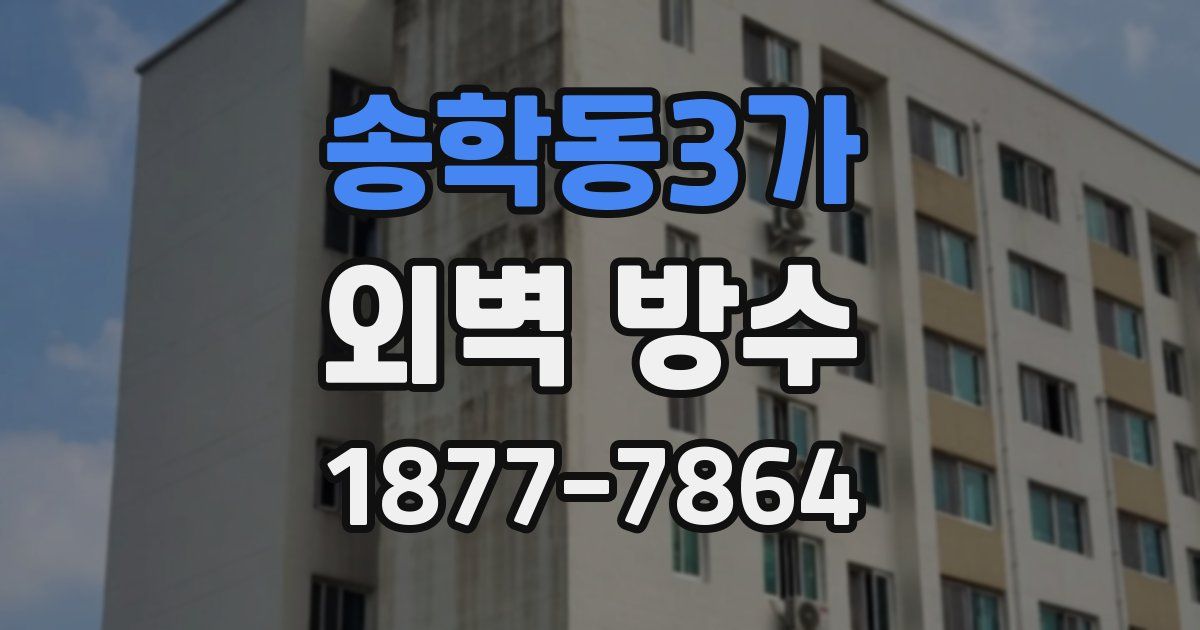 송학동3가 외벽 방수