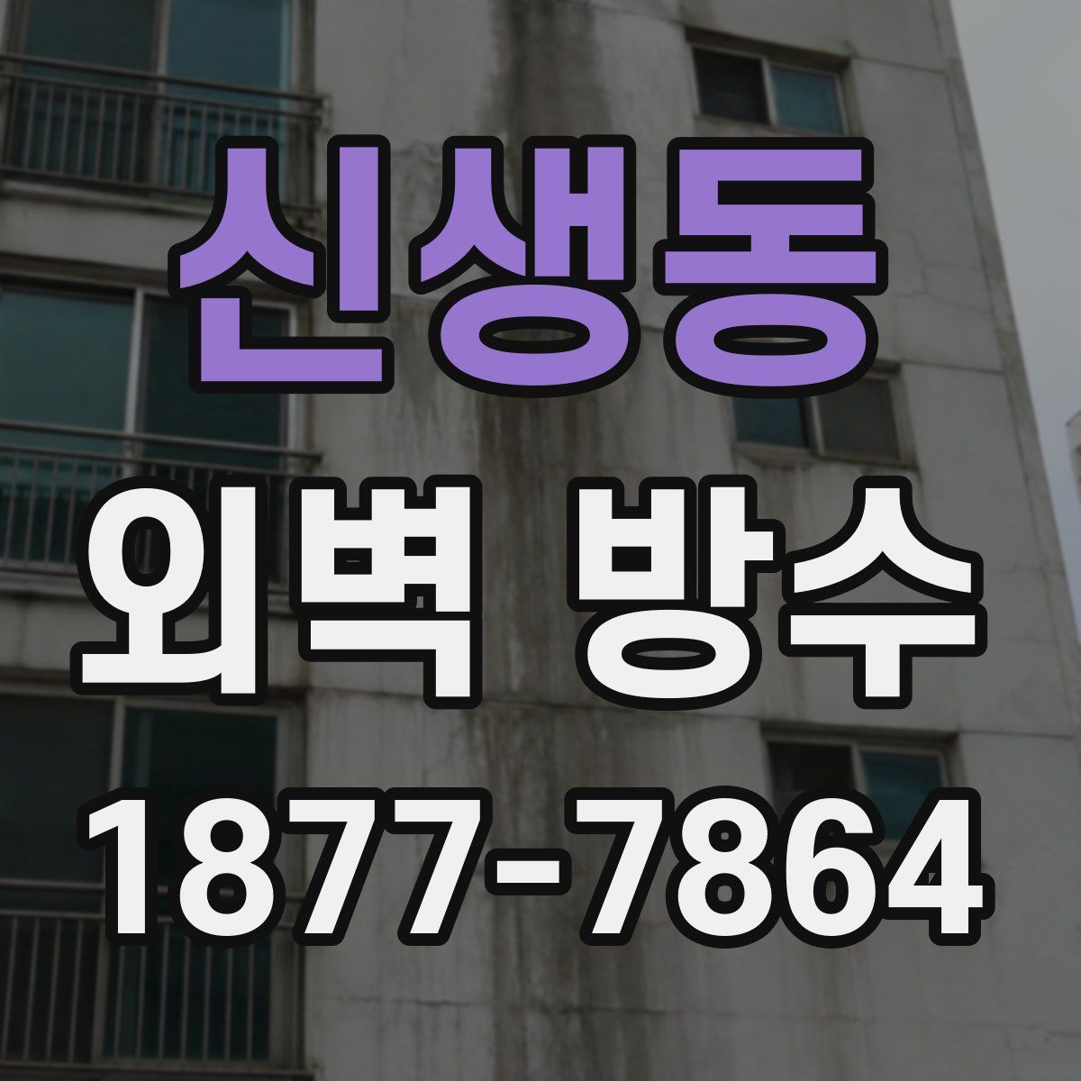 신생동 외벽 방수
