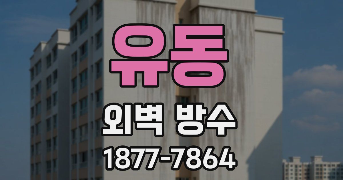 유동 외벽 방수