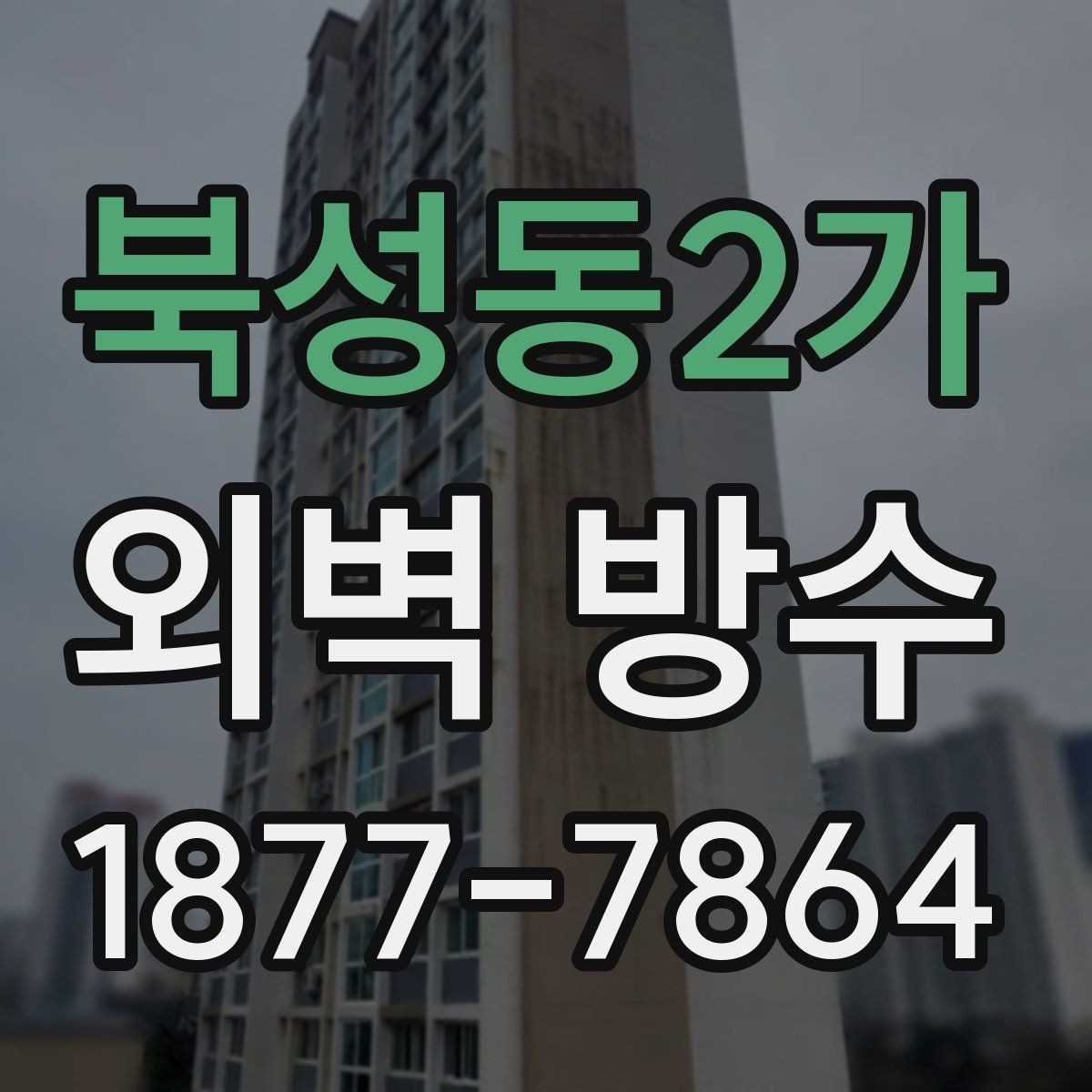 북성동2가 외벽 방수 시공 전 벽면 청소가 필요한 이유