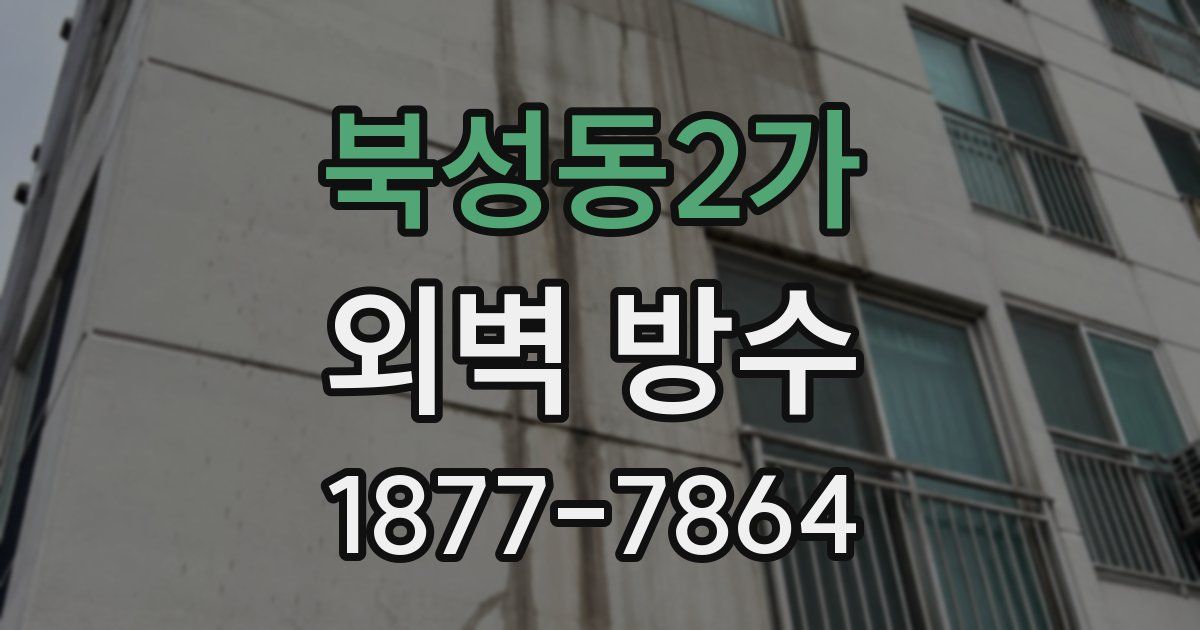 북성동2가 외벽 방수