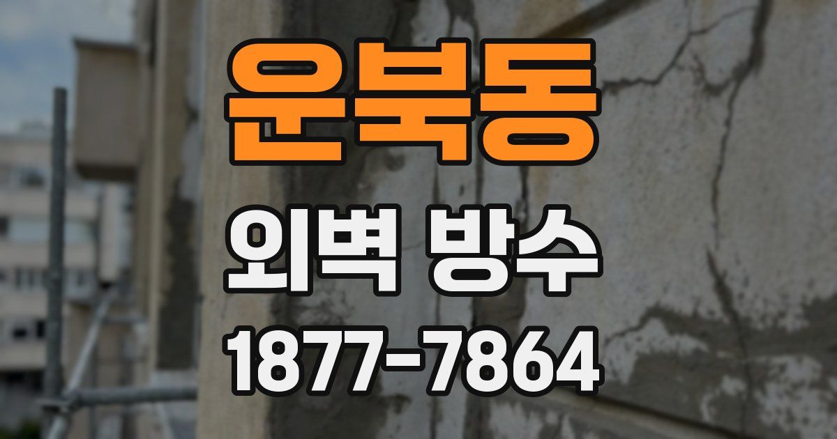 운북동 외벽 방수