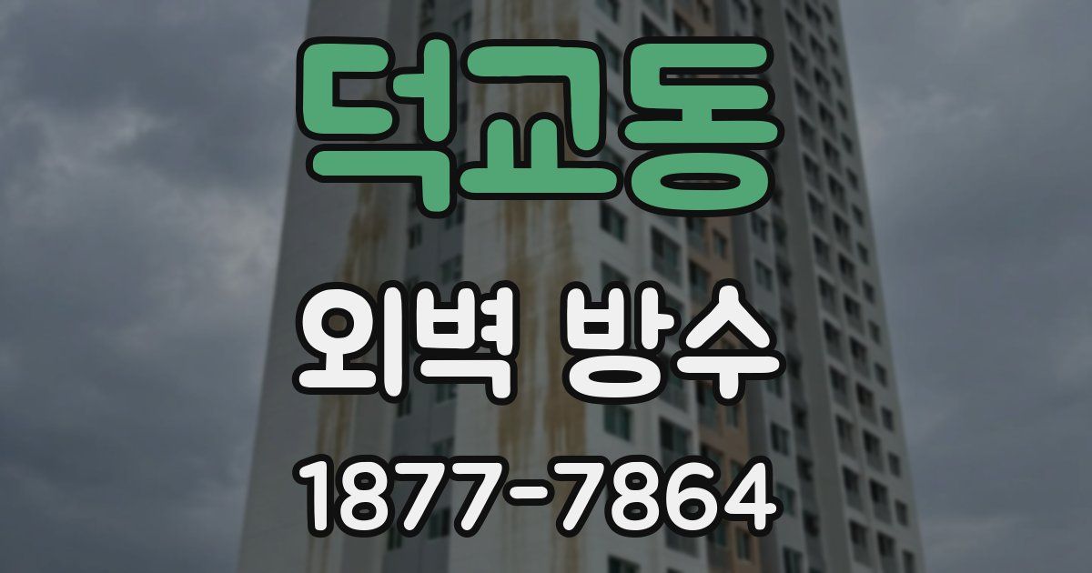 덕교동 외벽 방수