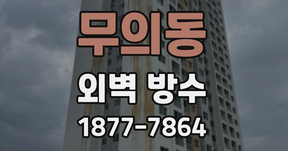 무의동 외벽 방수