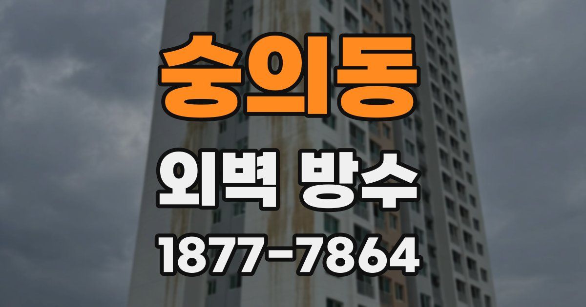 숭의동 외벽 방수