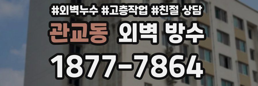 관교동 외벽 방수