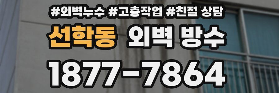 선학동 외벽 방수