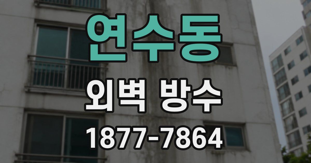 연수동 외벽 방수