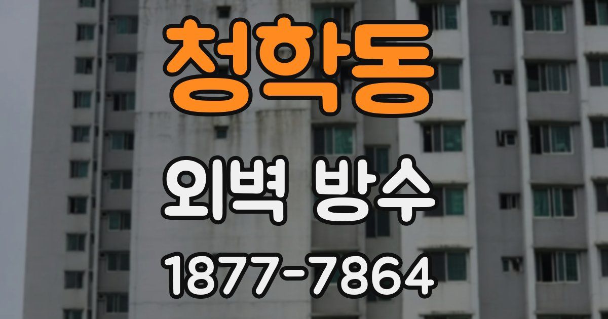 청학동 외벽 방수