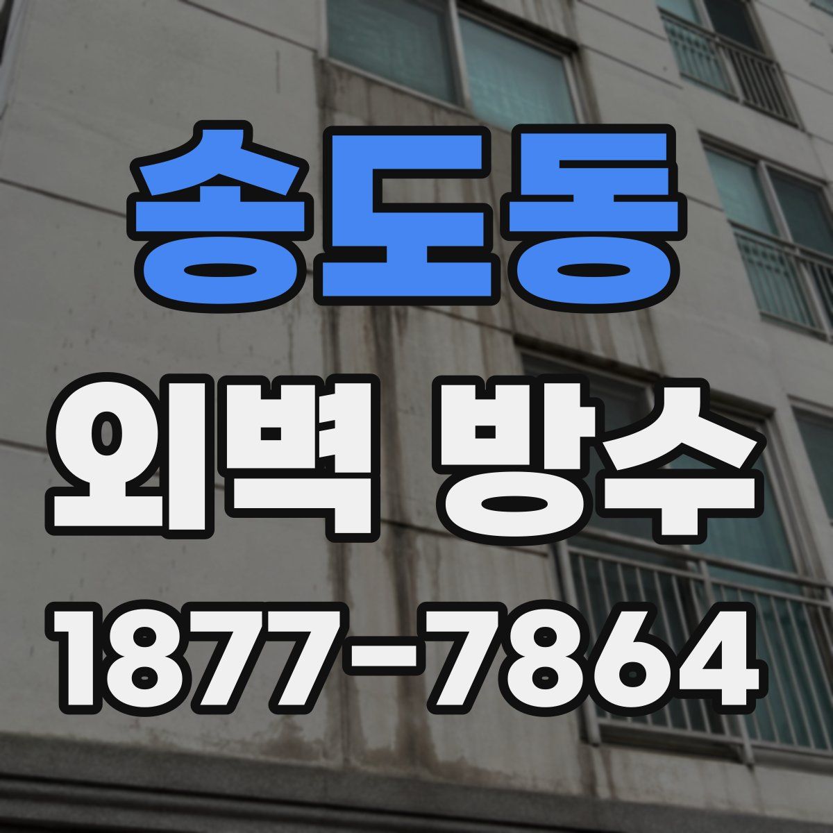 송도동 외벽 방수
