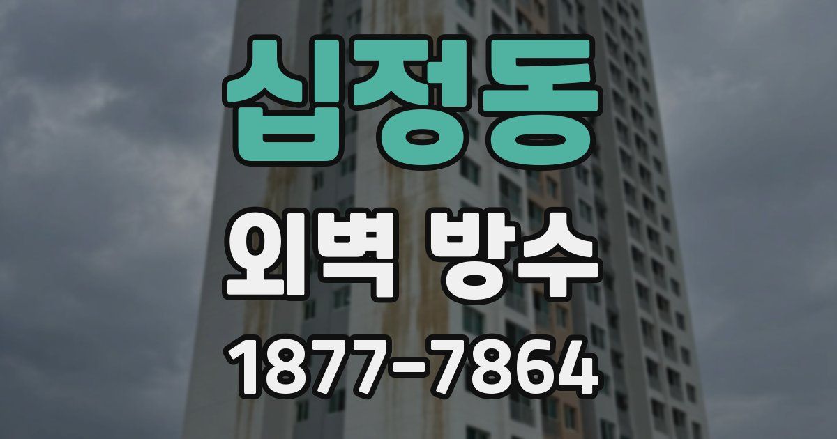 십정동 외벽 방수