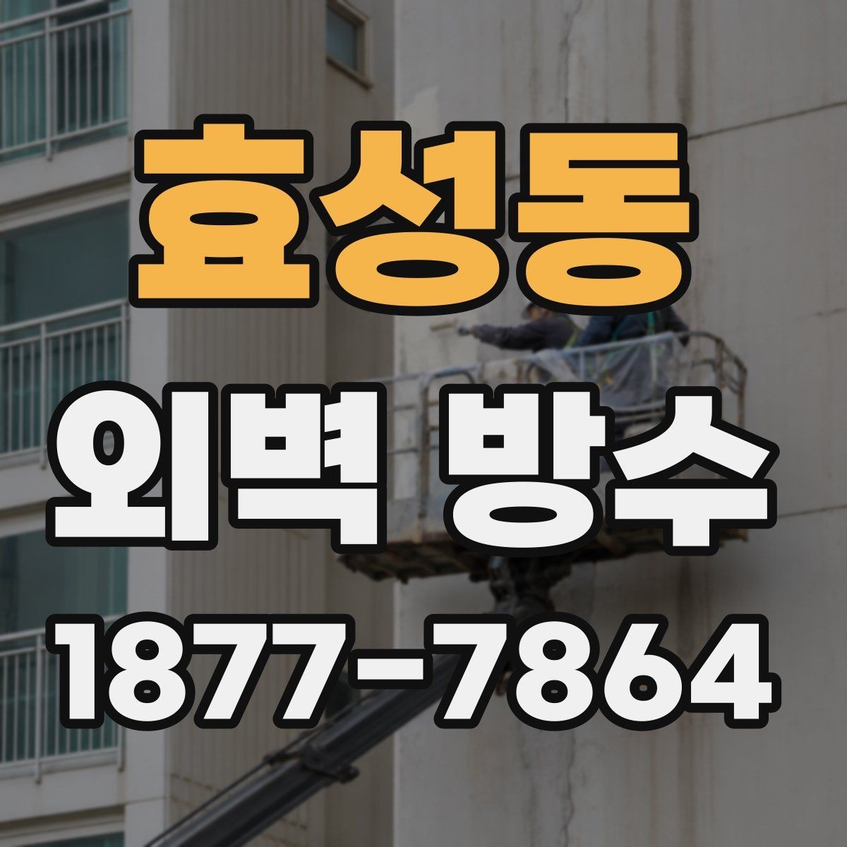 효성동 외벽 방수 시공 경험이 중요한 이유