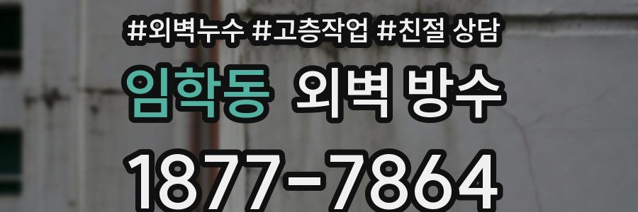 임학동 외벽 방수