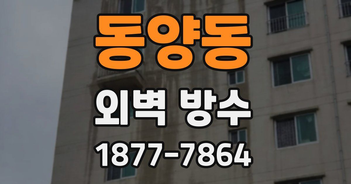 동양동 외벽 방수