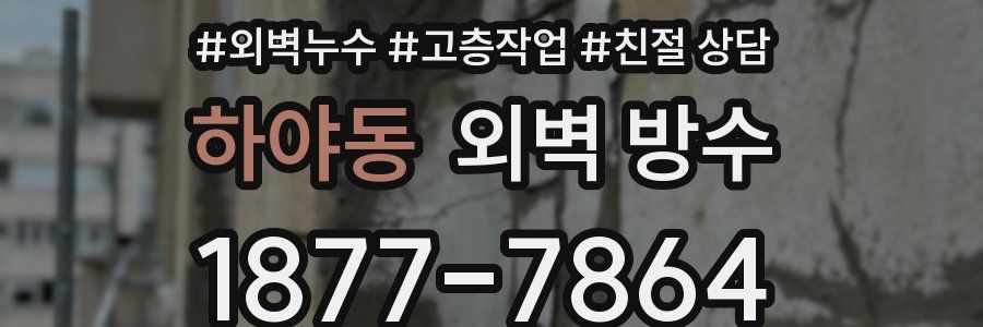 하야동 외벽 방수
