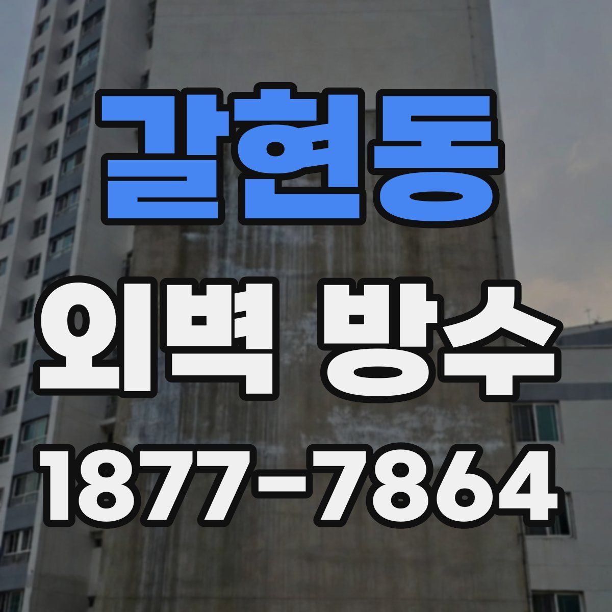 갈현동 외벽 방수