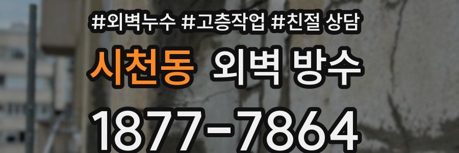 시천동 외벽 방수