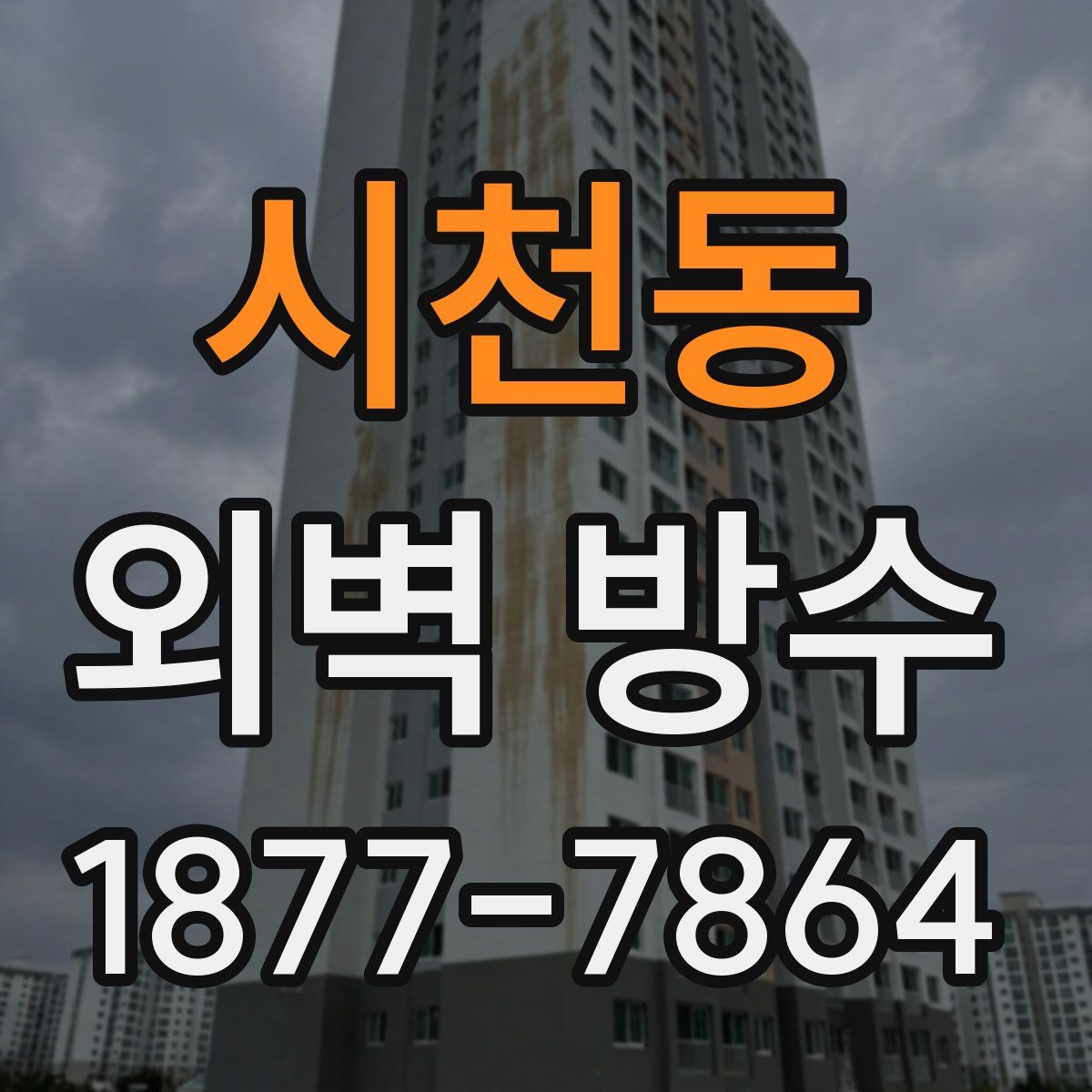 시천동 외벽 방수