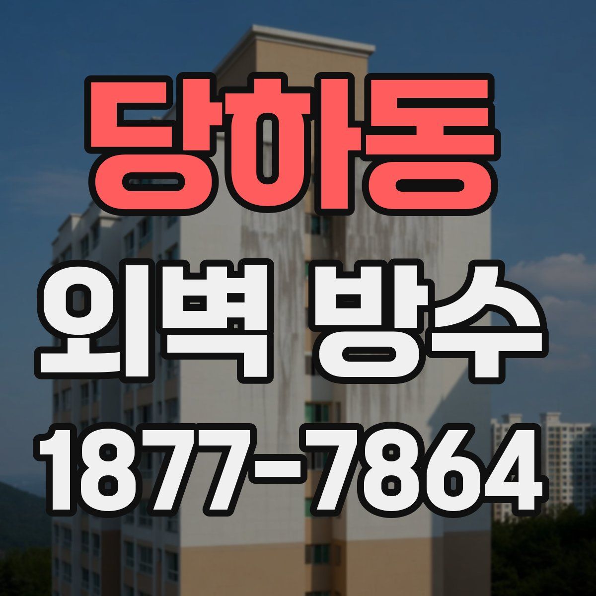 당하동 외벽 방수