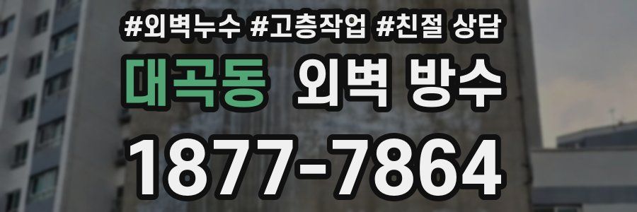 대곡동 외벽 방수