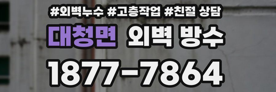 대청면 외벽 방수