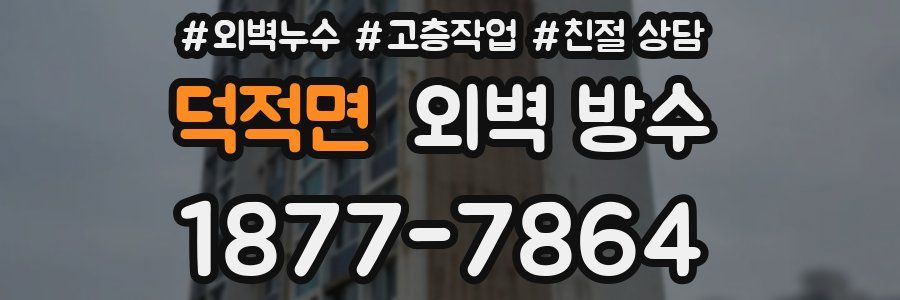 덕적면 외벽 방수