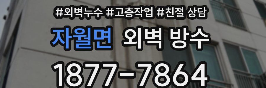 자월면 외벽 방수
