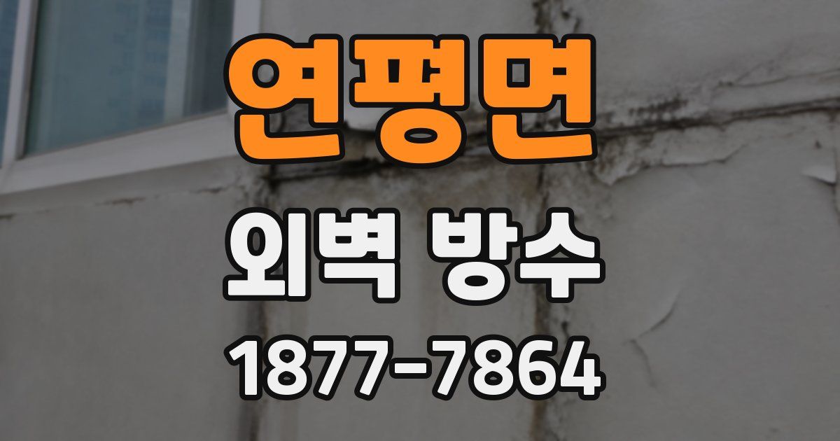 연평면 외벽 방수