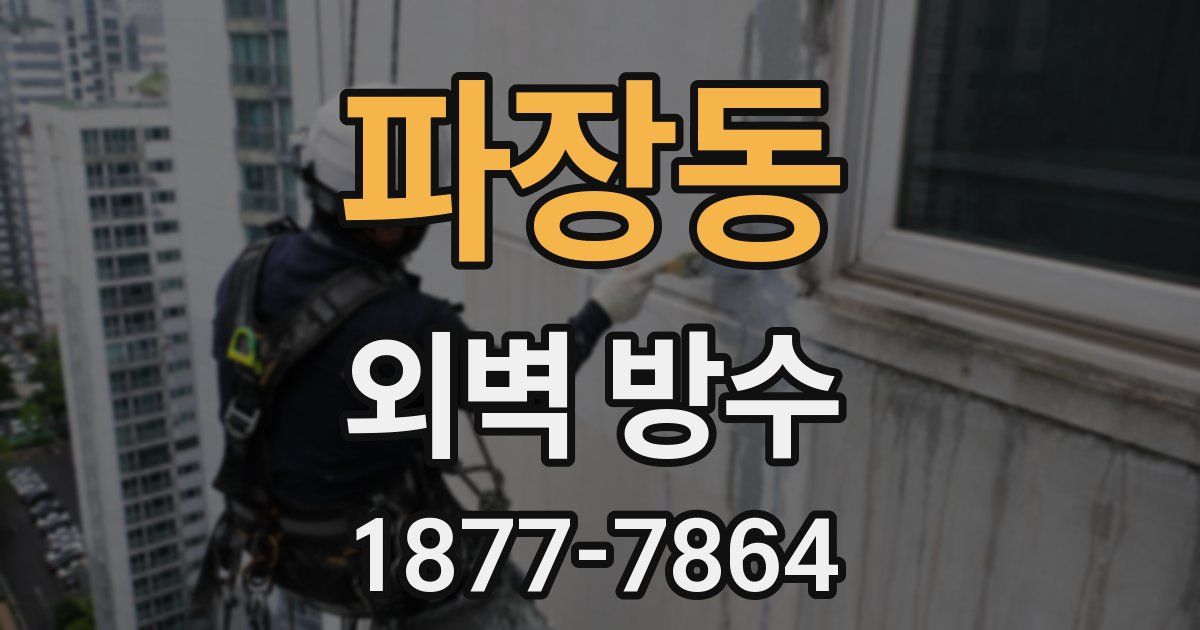 파장동 외벽 방수