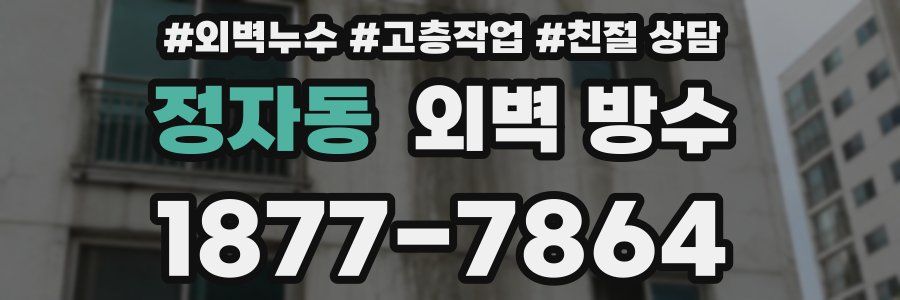 정자동 외벽 방수