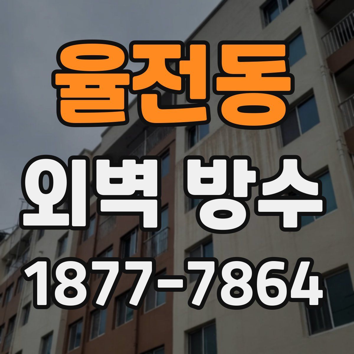 율전동 외벽 방수