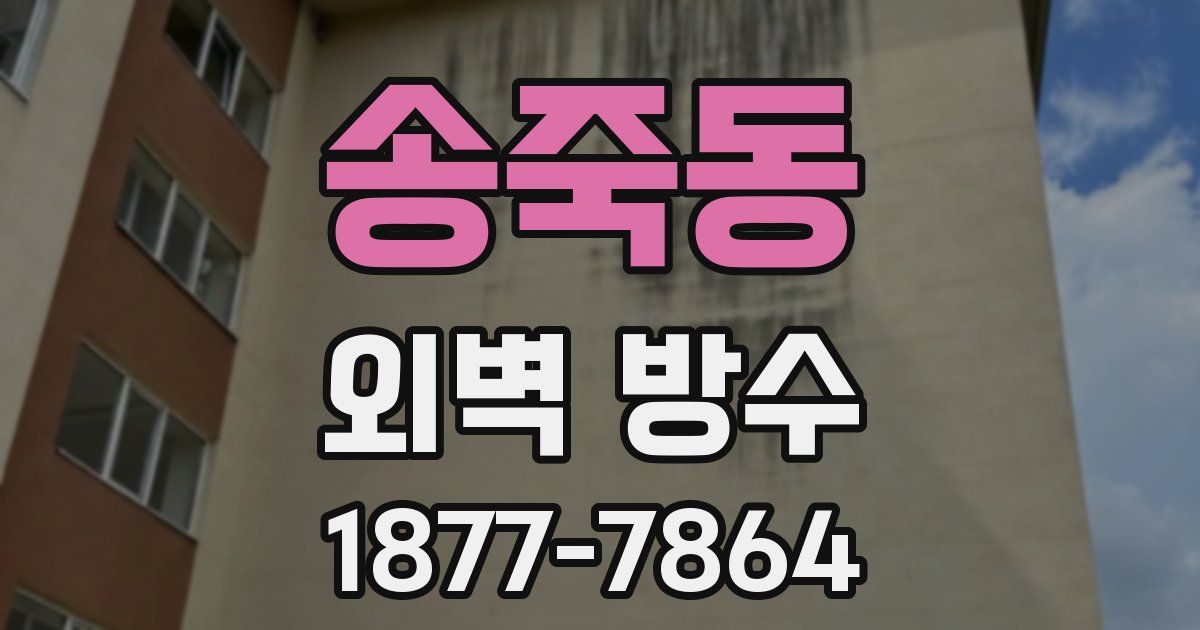 송죽동 외벽 방수