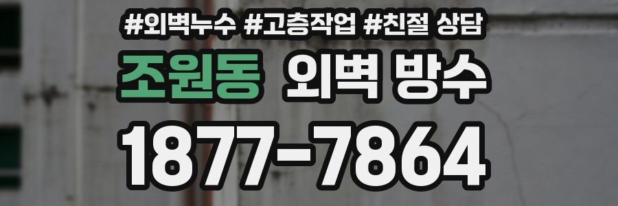 조원동 외벽 방수