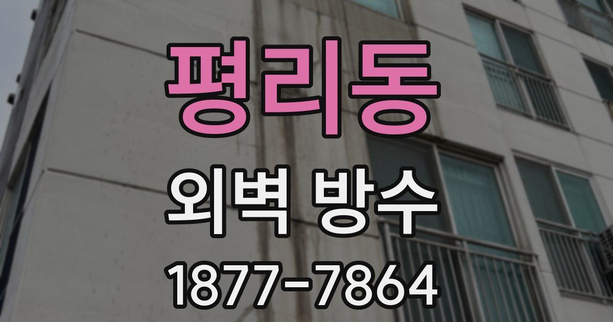 평리동 외벽 방수
