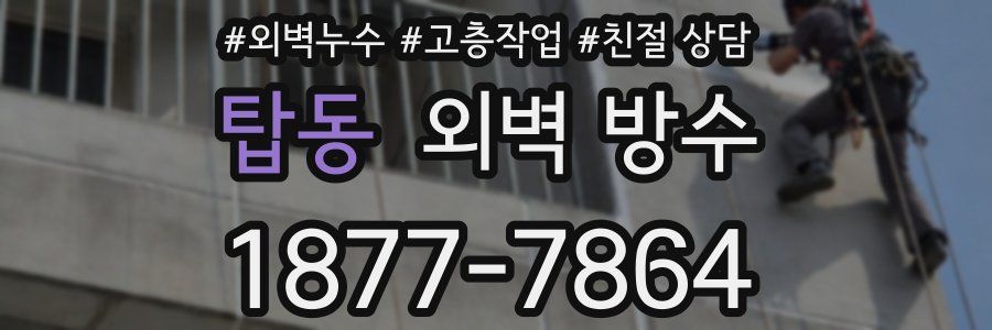 탑동 외벽 방수