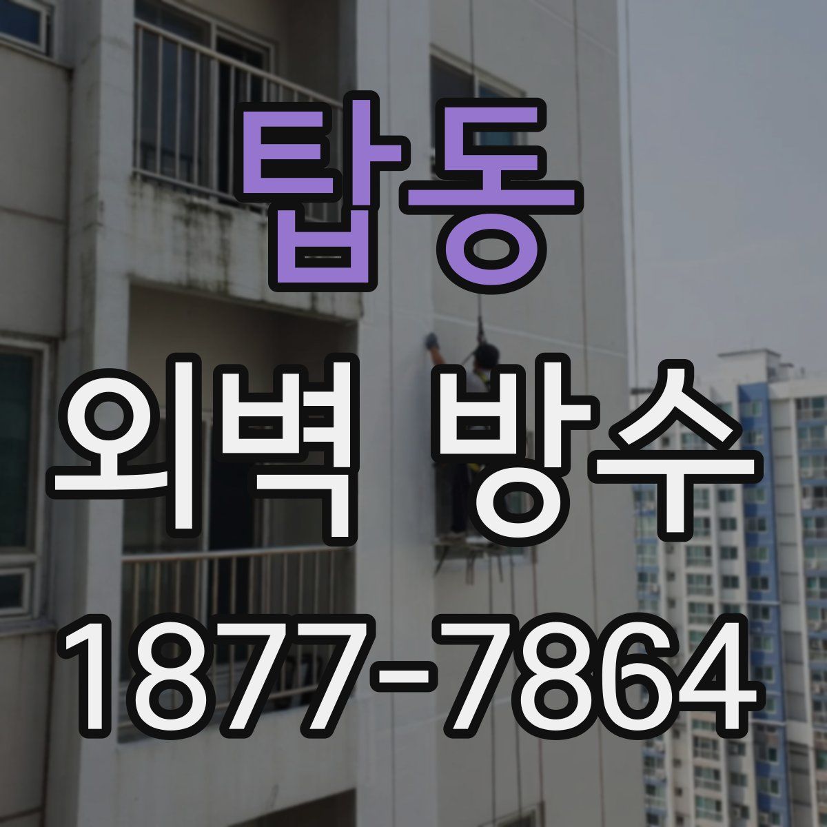 탑동 외벽 방수
