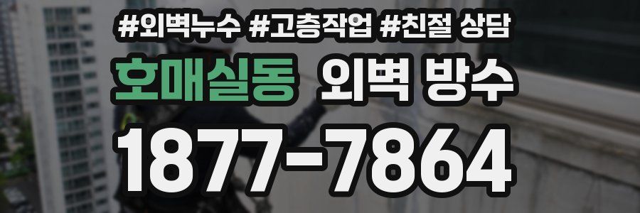 호매실동 외벽 방수