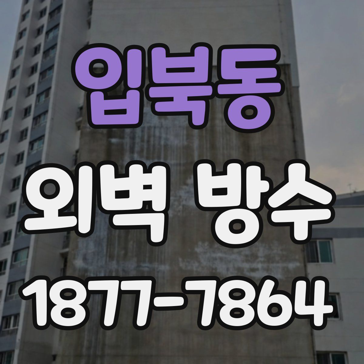입북동 외벽 방수