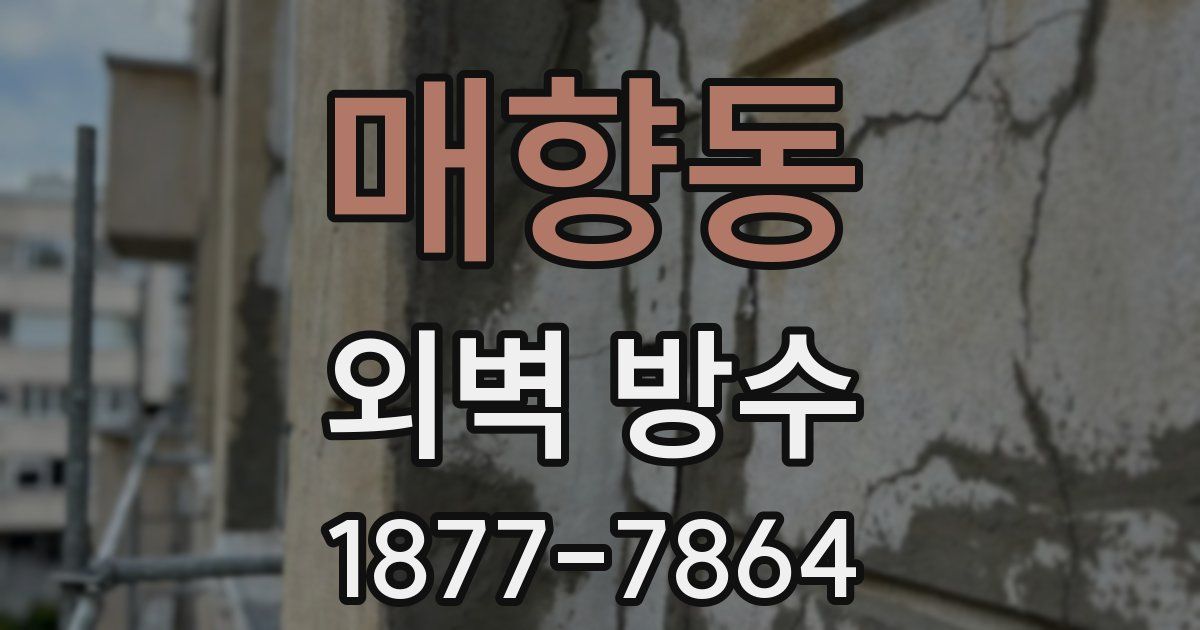 매향동 외벽 방수