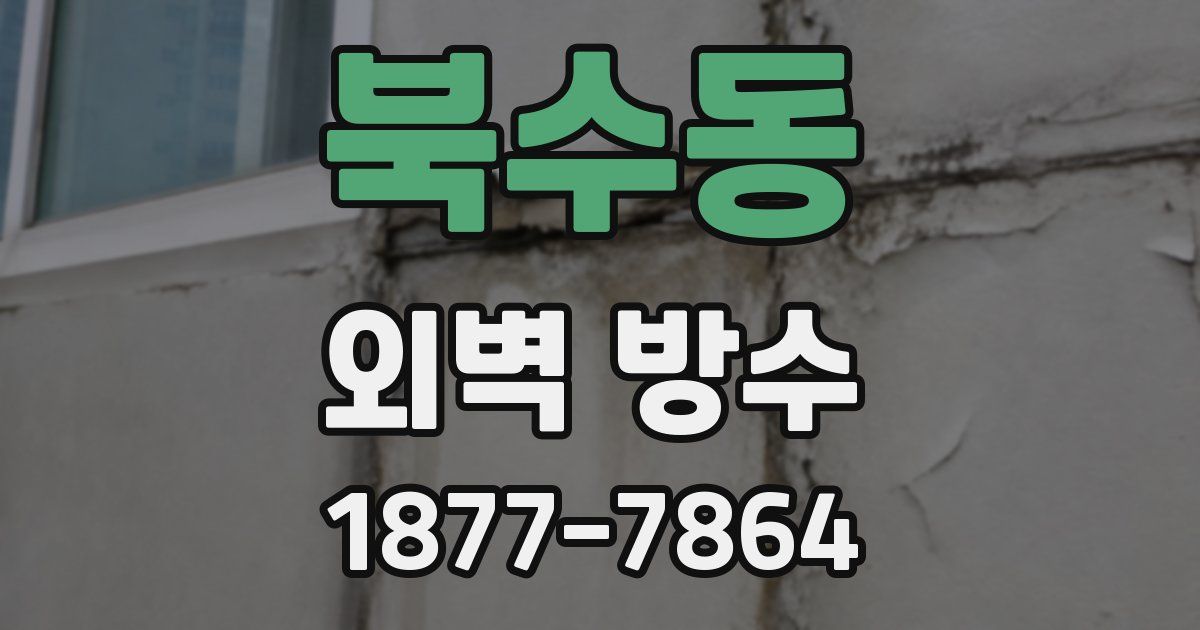 북수동 외벽 방수