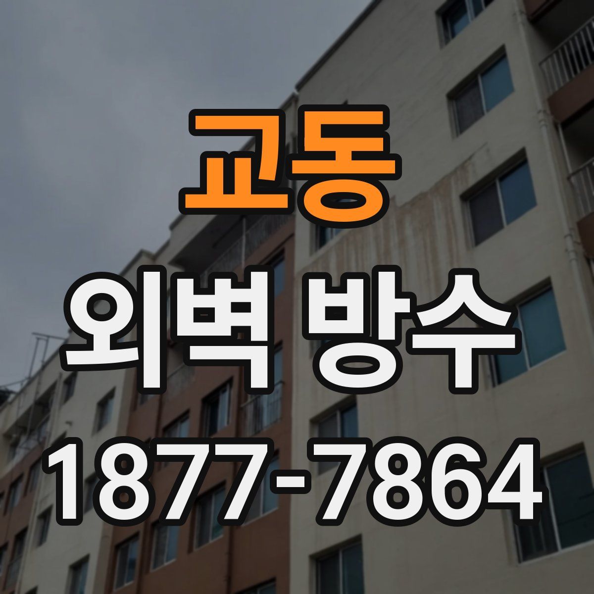 교동 외벽 방수