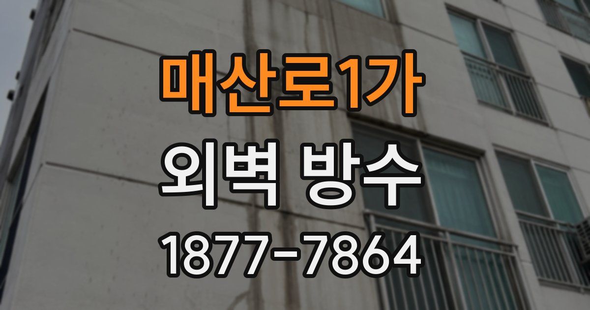 매산로1가 외벽 방수