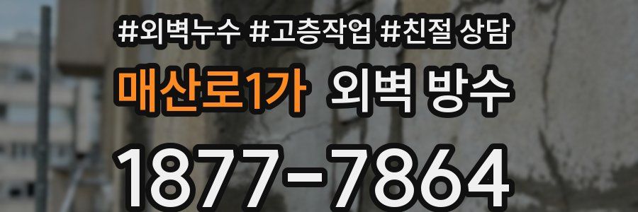 매산로1가 외벽 방수