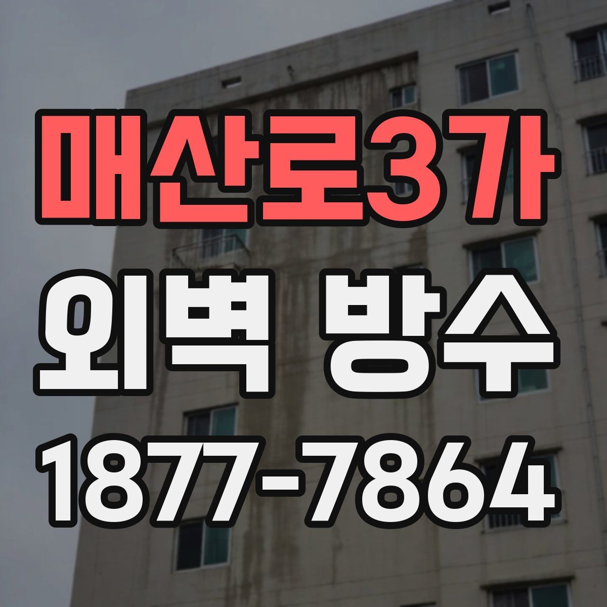 매산로3가 외벽 방수